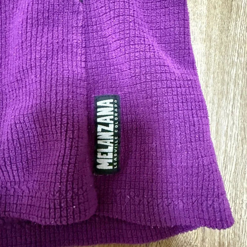 Melanzana Blue and Purple Women's Hoodie Leadville CO - Picture 3 of 4